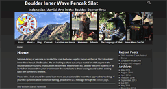 Desktop Screenshot of bouldersilat.com