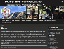 Tablet Screenshot of bouldersilat.com